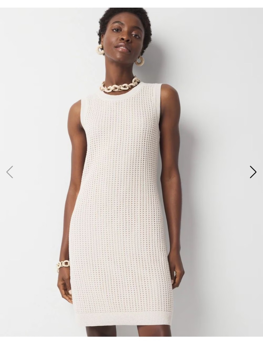 White House Black Market Sequin Crochet Mini Dress